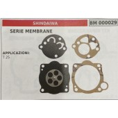 BRUMAR MEMBRANA/KIT RIPARAZIONE SHINDAIWA  SERIE MEMBRANE  APPLICAZIONI: T 25  R.O. -
