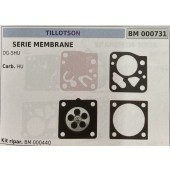 BRUMAR MEMBRANA/KIT RIPARAZIONE TILLOTSON  SET MEMBRANE DG-5HU  Carb. HU  Kit ripar. BM 000440
