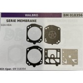 BRUMAR MEMBRANA/KIT RIPARAZIONE WALBRO  SERIE MEMBRANE D24-HDA  Kit ripar. BM 018354