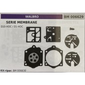 BRUMAR MEMBRANA/KIT RIPARAZIONE WALBRO  SERIE MEMBRANE D10-HDC / D1-HDC  Kit ripar. BM 006630 - BM 000676