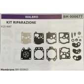 BRUMAR MEMBRANA/KIT RIPARAZIONE WALBRO  KIT RIPARAZIONE K10-WAT  Membrane BM 000663
