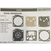 BRUMAR MEMBRANA/KIT RIPARAZIONE ZAMA  SERIE MEMBRANE GND-24  Carb. C3M  APPLICAZIONI: C3M-FJ1,A C3M-FJ2,A C3M-FJ3,A-C C3M-FJ4 C3M-FJ5,A  Kit ripar. BM 008727