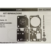BRUMAR MEMBRANA/KIT RIPARAZIONE ZAMA  KIT RIPARAZIONE RB-128  Carb. RB  APPLICAZIONI: RB-JF1 RB-P25  Membrane BM 008723