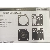 BRUMAR MEMBRANA/KIT RIPARAZIONE ZAMA  SERIE MEMBRANE GND-52  Carb. RB  APPLICAZIONI: RB-K60,A RB-K61,A  Kit ripar. BM 008734