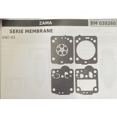 BRUMAR MEMBRANA/KIT RIPARAZIONE ZAMA  SERIE MEMBRANE GND-83