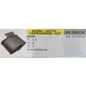 BRUMAR MARMITTA ALPINA - CASTOR - CASTELGARDEN - GGP  RIDER TC 15.5 TC 16 TC 17 (monocilindrico)  R.O. 182750010/0