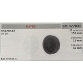 BRUMAR RUOTA RASAERBA DAYEE  RASAERBA DY 16  Ø esterno 150 mm Ø interno 12 mm spessore 40 mm  R.O. DY0903.2.1