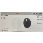 BRUMAR RUOTA RASAERBA DAYEE  RASAERBA DY 18S DY 18SH  coperchio interno Ø esterno 150 mm Ø interno - spessore -  R.O. DY0218-13