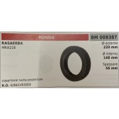 BRUMAR RUOTA RASAERBA HONDA  RASAERBA HRA216  copertone ruota posteriore Ø esterno 220 mm Ø interno 148 mm spessore 56 mm  R.O. 42861VB5800