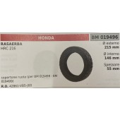 BRUMAR RUOTA RASAERBA HONDA  RASAERBA HRC 216  copertone ruota (per BM 019498 - BM 019499) Ø esterno 215 mm Ø interno 146 mm spessore 55 mm  R.O. 42861-VB5-J00