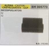 BRUMAR FILTRO ARIA ALPINA - CASTOR - CASTELGARDEN - GGP  DECESPUGLIATORI 42 52  R.O. 3781480