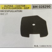 BRUMAR FILTRO ARIA ALPINA - CASTOR - CASTELGARDEN - GGP  DECESPUGLIATORI BKE 27  R.O. 118801767/0