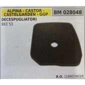 BRUMAR FILTRO ARIA ALPINA - CASTOR - CASTELGARDEN - GGP  DECESPUGLIATORI BKE 53  R.O. 118801963/0