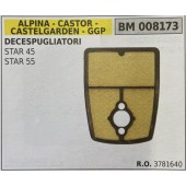 BRUMAR FILTRO ARIA ALPINA - CASTOR - CASTELGARDEN - GGP  DECESPUGLIATORI STAR 45 STAR 55  R.O. 3781640