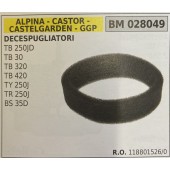 BRUMAR FILTRO ARIA ALPINA - CASTOR - CASTELGARDEN - GGP  DECESPUGLIATORI TB 250JD TB 30 TB 320 TB 420 TY 250J TR 250J BS 35D  R.O. 118801526/0