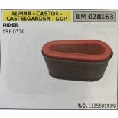 BRUMAR FILTRO ARIA ALPINA - CASTOR - CASTELGARDEN - GGP  RIDER TRE 0701  R.O. 118220199/0