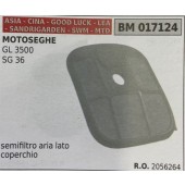 BRUMAR FILTRO ASIA - CINA - GOOD LUCK - LEA - SANDRIGARDEN - SWM - MTD  MOTOSEGHE GL 3500 SG 36  semifiltro aria lato coperchio R.O. 2056264 