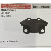 BRUMAR FILTRO ASIA - CINA - GOOD LUCK - LEA - SANDRIGARDEN - SWM - MTD  MOTOSEGHE ZM 2600 TCS 2600  piastra filtro aria R.O. - 