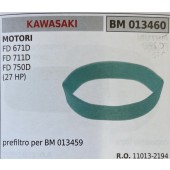BRUMAR FILTRO KAWASAKI  MOTORI FD 671D FD 711D FD 750D (27 HP)  prefiltro per BM 013459 R.O. 11013-2194