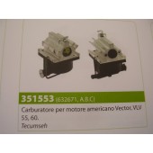 CARBURATORE MOTORE TECUMSEH PER MOTORE AMERICANO VECTOR VLV 55 , 60