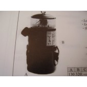 FILTRO OLIO BAGNO D'OLIO MOTORE LOMBARDINI LDA500-503-520-530-6LD260-325-360-400