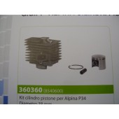 CILINDRO COMPLETO PER ALPINA P34 DIAMETRO 38MM