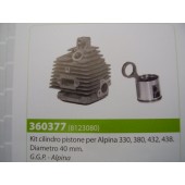 CILINDRO COMPLETO PER ALPINA 330-380-432-438 DIAMETRO 40MM