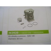 CILINDRO PISTONE STIHL 1800 DIAMETRO 38 MM