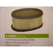 FILTRO ARIA MOTORE BRIGGS & STRATTON 11HP VERTICALE 252700 - 253700 MISURE 130X82X65MM