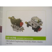 CARBURATORE TAGLIASIEPI MCCULLOCH TIVOLI 65 - HG65 - GLADIATOR 550