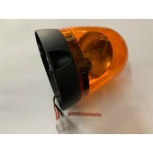 Lampeggiante girofaro ambra 12 V a base piana, serie One.