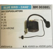 BOBINA BRUMAR ELETTRONICA BLUE BIRD - ZANE' DECESPUGLIATORI M 27 - M 34 - M 36 - P 270 - P 360 - R 34 AIRONE