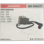 BOBINA BRUMAR ELETTRONICA JONSERED MOTOSEGHE 450 - 455 535 - 625 630 - 2045 2050 - 2054 2055 - 2095