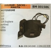 BOBINA BRUMAR ELETTRONICA DOLMAR - SACHS - MAKITA MOTOSEGHE 112 113 116 119 (togliere puntine) 120si 6000i
