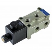 Deviatore elettrico 3/8" a 6 vie,pressione massima 300 Bar "REXROTH BOSCH GROUP"