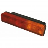 Fanale posteriore alogeno sinistro 305x62mm, 4 funzioni, lampadine non incluse, Certificazioni: ECE, R6, R7