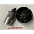 SPINA 7 POLI 12V IN ALLUMINIO ISO 1724 TIPO N CON CONTATTI A SERRAFILO PIU'  Presa 7 poli 12V in plastica ISO 1724 tipo N, con contatti a serrafilo