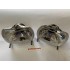 Fanali anteriori trattore Fiat NewHolland Same Lamborghini 3 Attacchi  120x110mm Proiettore asimmetrico con 3 attacchi, 120x110mm Luce abbagliante e anabbagliante, lampadina non inclusa, omologazione ECE