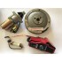 Kit avviamento elettrico COMPLETO VOLANO  per motori HONDA e ZANETTI :  GX160 - GX200 - ZBM160 - ZBM200   Composto da :     - Convogliatore - Volano - Deflettore - Motorino avviamento - Quadro avviamento - Bobina carica batteria     Codice  KITZAE.200   H