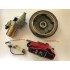 Kit avviamento elettrico COMPLETO VOLANO  per motori HONDA e ZANETTI :  GX160 - GX200 - ZBM160 - ZBM200   Composto da :     - Convogliatore - Volano - Deflettore - Motorino avviamento - Quadro avviamento - Bobina carica batteria     Codice  KITZAE.200   H