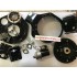  KIT AVVIAMENTO ELETTRICO MOTORE LOMBARDINI 3LD510 - LDA510 - LDA450  - LDA510  Motorino avviam. elettr. Bosch + Piastra avv.elettr. + Deflettore aria x c/bulloni + Volano c/corona (Ø int. corona 268 – Ø est. corona 300 – n. denti corona 117) + Convogliat