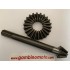COPPIA CONICA MOTOZAPPA PASBO G31 G41 SICILZAPPA K31 K41 DENTI PIGNONE 7 DENTI   CORONA 22