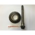 COPPIA CONICA MOTOZAPPA MAB FORMICA DENTI PIGNONE 8 DENTI CORONA 28
