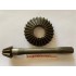 COPPIA CONICA MOTOZAPPA BARBIERI ZEBRA VECCHIO TIPO DENTI PIGNONE 8 CORONA 27