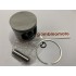 BRUMAR PISTONE COMPLETO ALPINA - CASTOR - CASTELGARDEN - GGP MOTOSEGHE 540 tipo nuovo 550 tipo nuovo 600 650 660  Ø 47 decompressore D.Spinotto 10  R.O. 8540500