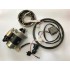 KIT AVVIAMENTO ELETTRICO ZANETTI ZDM70 YANMAR L48 ZANETTI ZDM70 5 CV  (corona, motorino, alternatore, regolatore, set cavi, blocchetto chiave, curva filtro aria)  Cod. riferimento: KITZEC.07 per ZDM70 VA BENE SU MOTI YANMAR - RAMNAY - KAMA - CM 5 CAVALLI