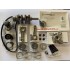 LOMBARDINI KOHLER KIT REVISIONE LDW1404 ED0048968050-S REPAIR KIT PIAGGIO PORTER  Il kit comprende - The kit includes  1 Albero motore - 4 bielle - 4 pistoni - 4 valvole aspirazione e scarico - 1 pompa olio - 1 pompa acqua, 1 galoppino e 1 cinghie - 10 vi