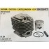 CILINDRO COMPLETO DI PISTONE E SEGMENTI BRUMAR  ALPINA - CASTOR - CASTELGARDEN - GGP MOTOSEGHE P 338    Ø 39 D.Spinotto 10 Pist Cpl BM 011753