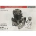 CILINDRO COMPLETO DI PISTONE E SEGMENTI BRUMAR  ASIA - CINA - GOOD LUCK - LEA - SANDRIGARDEN - SWM - MTD MOTORI 139FQ (4 tempi)    2 SEGMENTI  + RASCHIAOLIO Ø 39 D.Spinotto 10