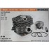 CILINDRO COMPLETO DI PISTONE E SEGMENTI BRUMAR  EMAK - OLEO MAC - DYNAMAC - EFCO MOTOSEGHE OM 946 OM 951 EFCO 146 EFCO 151    Ø 46 D.Spinotto 10 Pist Cpl BM 004966